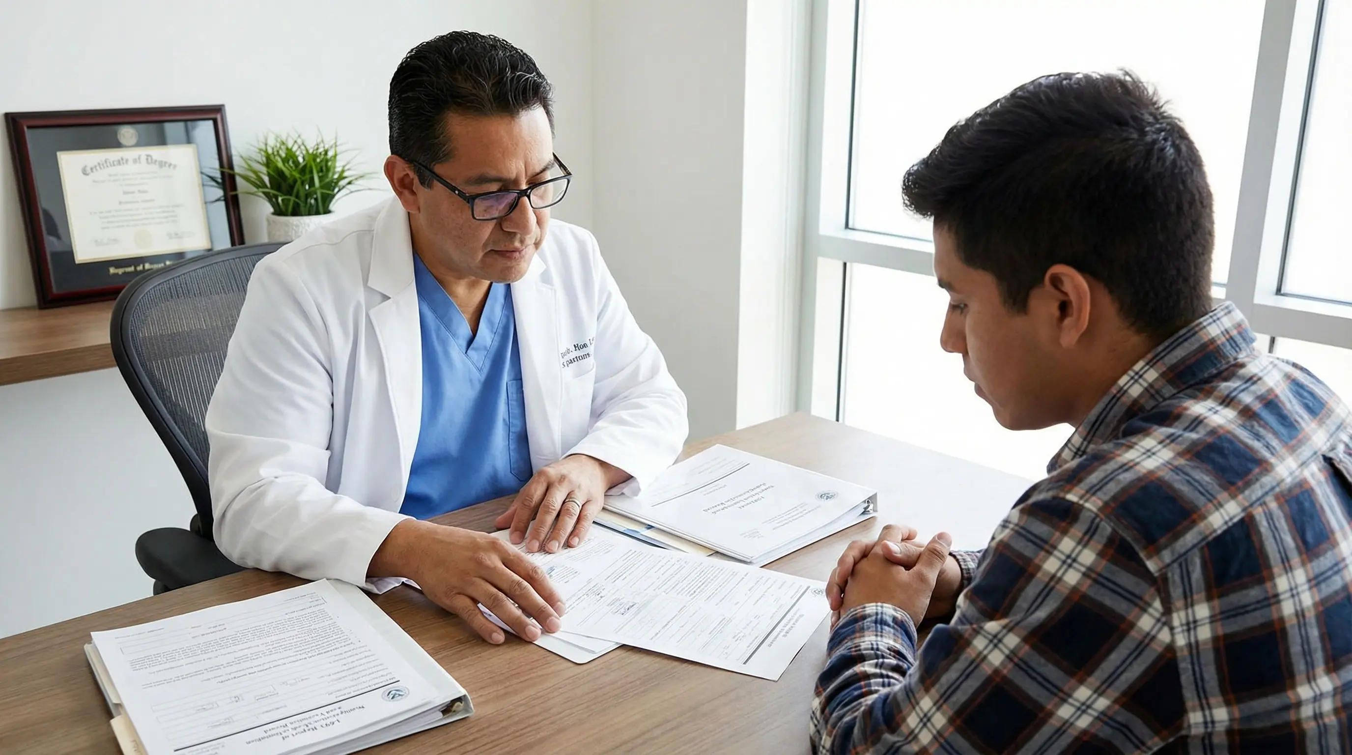 Guía Completa: Examen Médico de Inmigración I-693 en Houston - Blog de salud Clínica Hispana Cruz 4 Houston