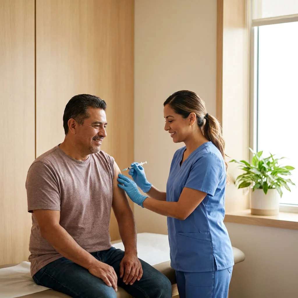 Vacunas contra la Influenza y Toxoide Tetánico - Servicio médico Clínica Hispana Cruz 4 Houston TX